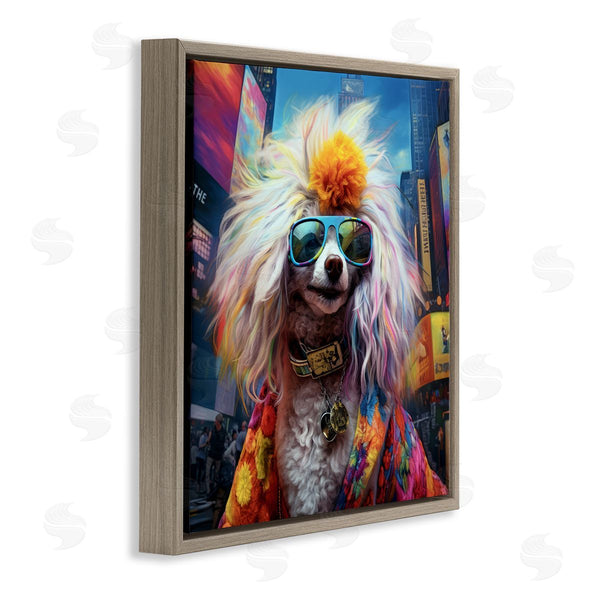 Stupell Industries Ray Powers | Hippie Doodle Dog