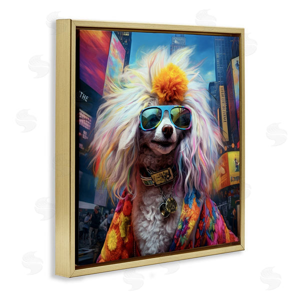 Stupell Industries Ray Powers | Hippie Doodle Dog