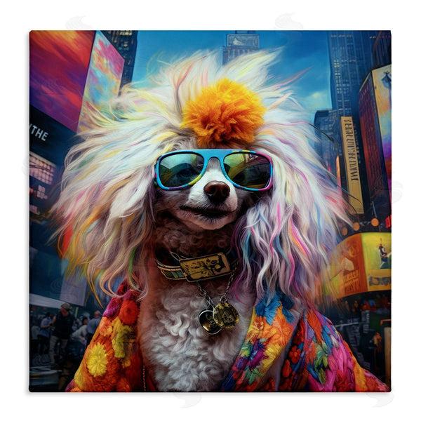 stupell industries Ray Powers | Hippie Doodle Dog