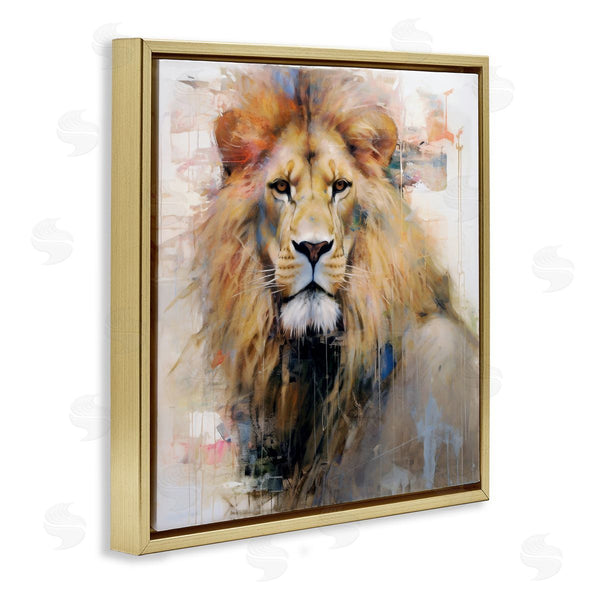 Stupell Industries Ray Powers | Modern Lion Portrait