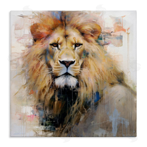 stupell industries Ray Powers | Modern Lion Portrait
