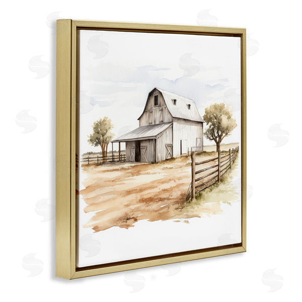 Stupell Industries Ray Powers | Rural Barn Painting