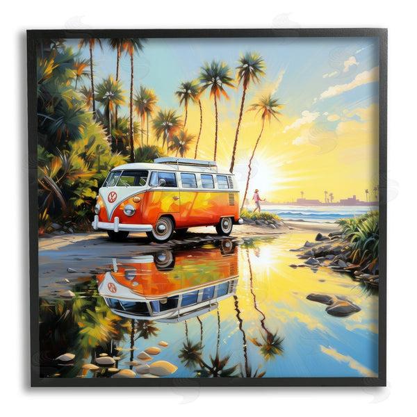 Stupell Industries Ray Powers | Tropical Summer Van