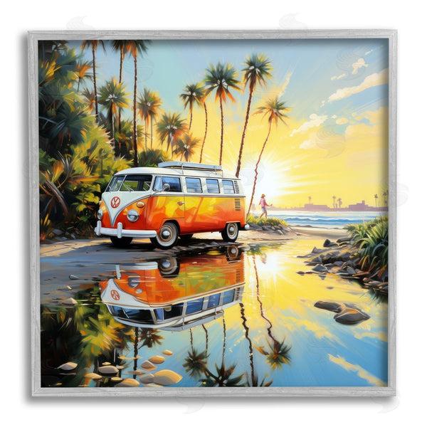 Stupell Industries Ray Powers | Tropical Summer Van