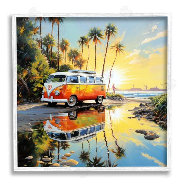 Stupell Industries Ray Powers | Tropical Summer Van