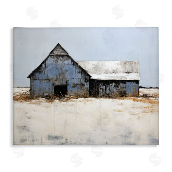 stupell industries Ray Powers | Winter Country Barn