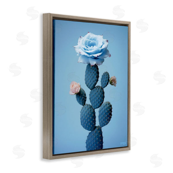 Stupell Industries RB | Blue Rose & Cactus Wall Art
