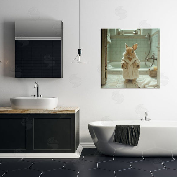 Stupell Industries RB | Bunny In Bathrobe Wall Art