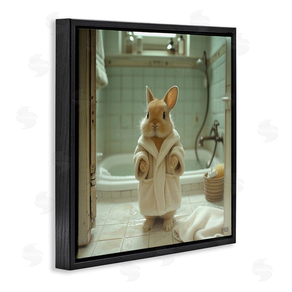 Stupell Industries RB | Bunny In Bathrobe Wall Art