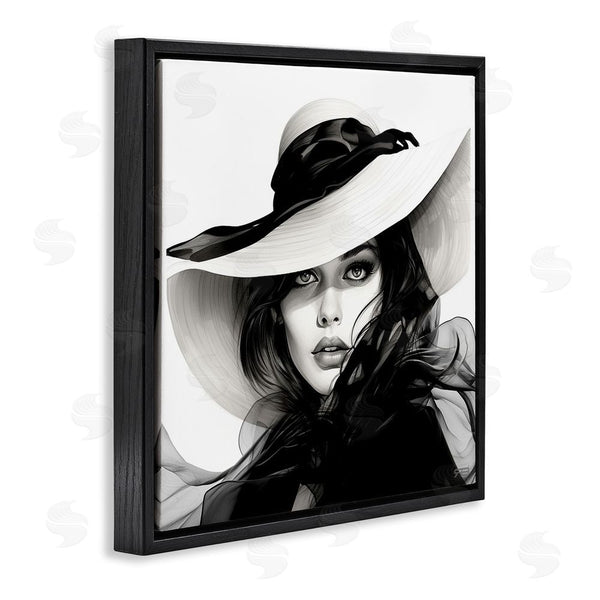 Stupell Industries RB | Chic Woman Gazing Wall Art