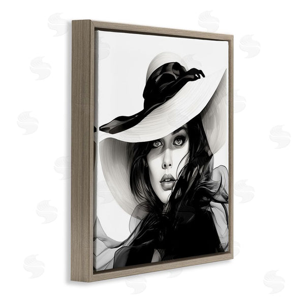 Stupell Industries RB | Chic Woman Gazing Wall Art
