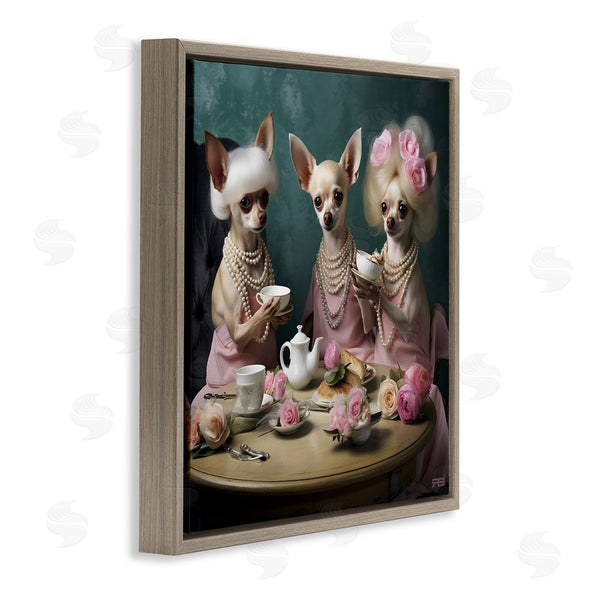 Stupell Industries RB | Chihuahua Tea Party Wall Art