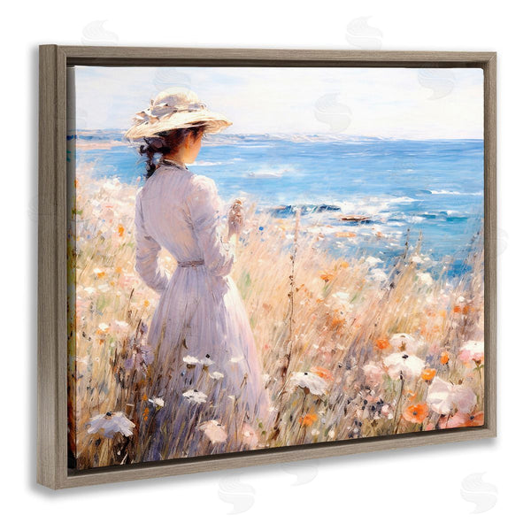 Stupell Industries RB | Classic Woman By Shore