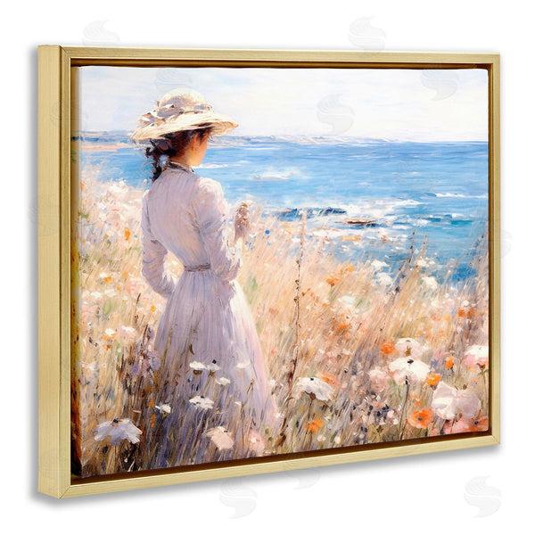 Stupell Industries RB | Classic Woman By Shore