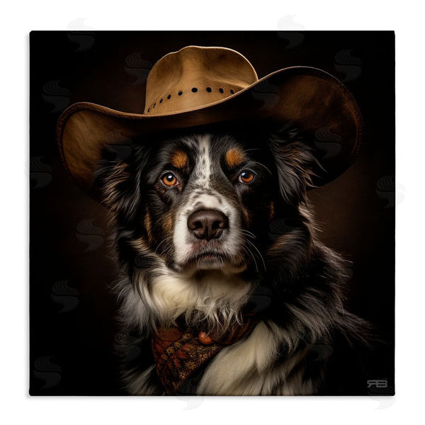 stupell industries RB | Cowboy Sheriff Dog Wall Art