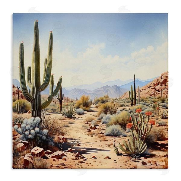 stupell industries RB | Desert Cactus Path Wall Art