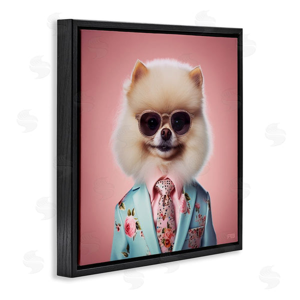 Stupell Industries RB | Dog In Chic Suit Wall Art
