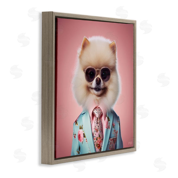 Stupell Industries RB | Dog In Chic Suit Wall Art