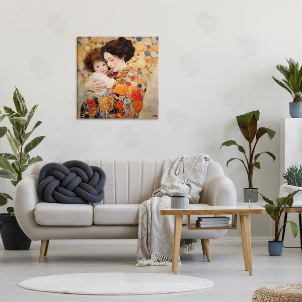 Stupell Industries RB | Floral Mother & Baby Wall Art