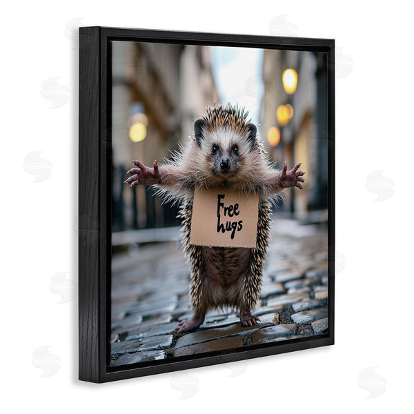 Stupell Industries RB | Free Hugs Hedgehog Wall Art