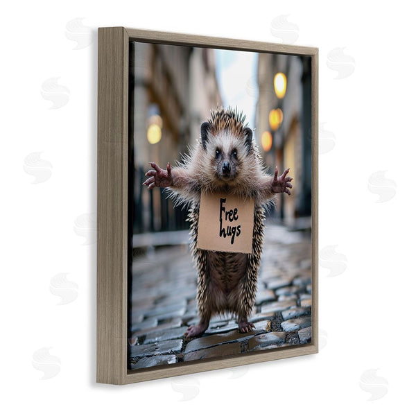 Stupell Industries RB | Free Hugs Hedgehog Wall Art