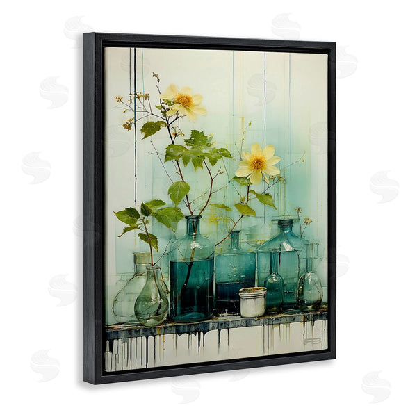 Stupell Industries RB | Modern Jars & Florals Wall Art
