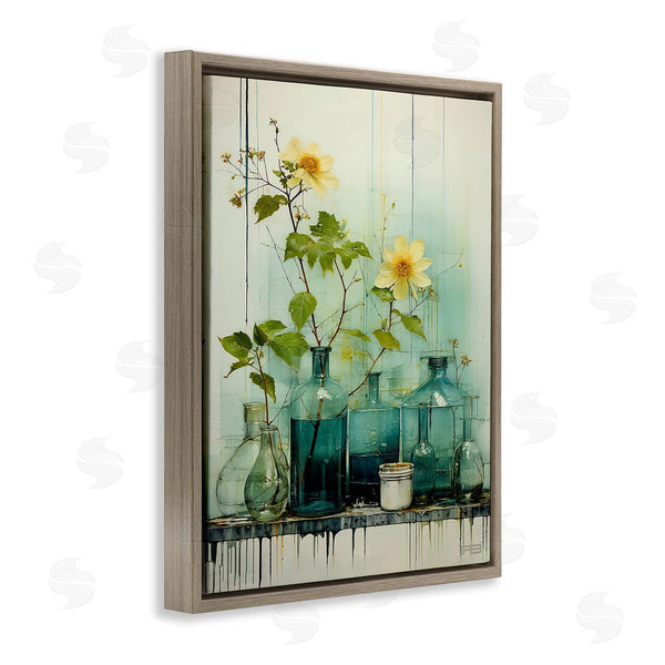 Stupell Industries RB | Modern Jars & Florals Wall Art