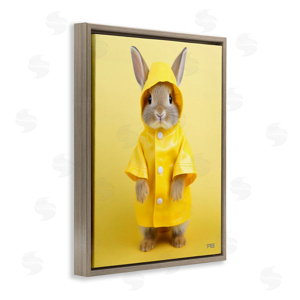 Stupell Industries RB | Rabbit In Rain Coat Wall Art