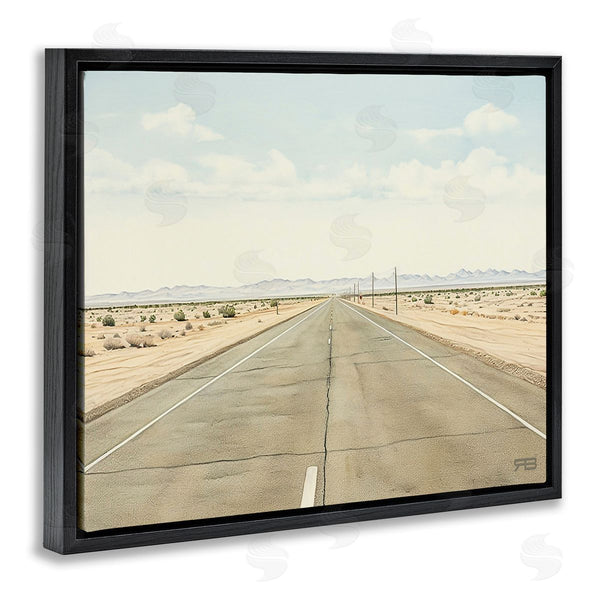 Stupell Industries RB | Scenic Desert Road Wall Art