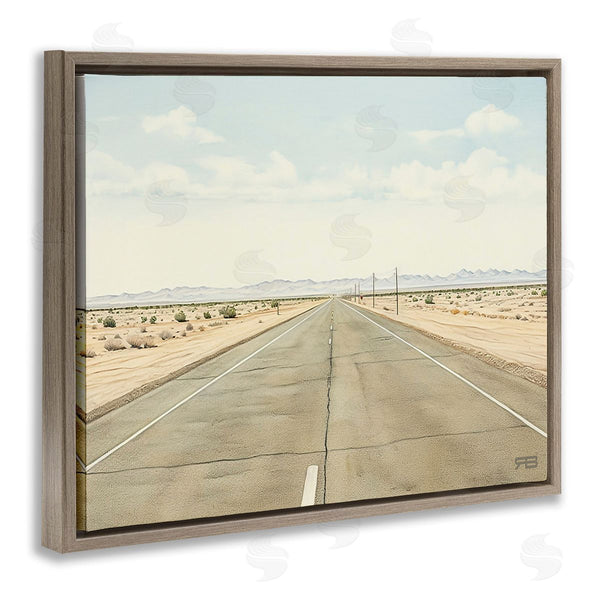 Stupell Industries RB | Scenic Desert Road Wall Art