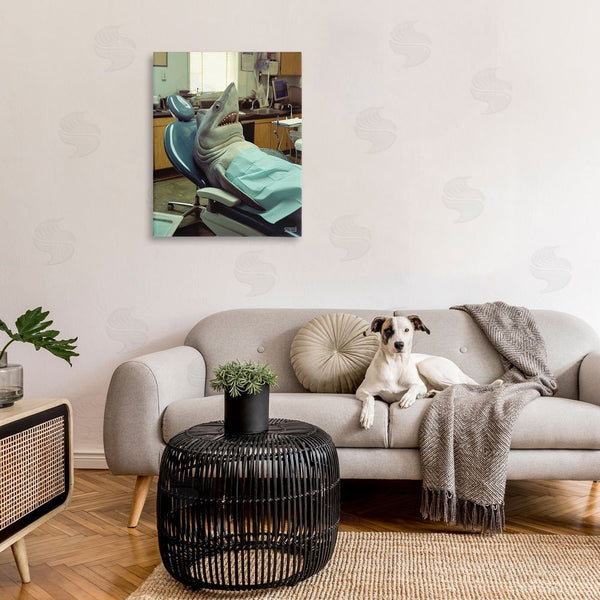 Stupell Industries RB | Shark At Dentist Wall Art