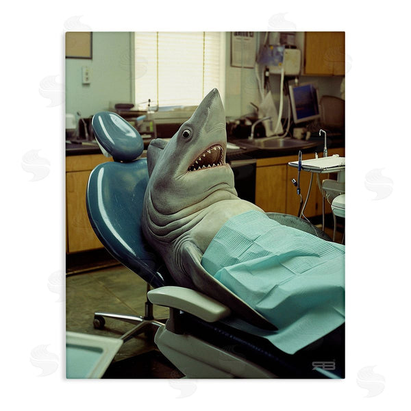 stupell industries RB | Shark at Dentist Wall Art