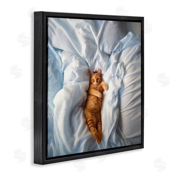 Stupell Industries RB | Sprawled Orange Cat Wall Art
