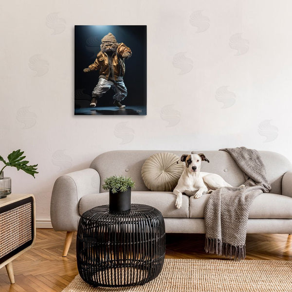 Stupell Industries RB | Urban Dancer Cat Wall Art