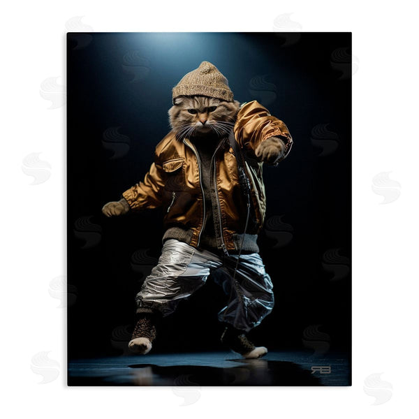 stupell industries RB | Urban Dancer Cat Wall Art