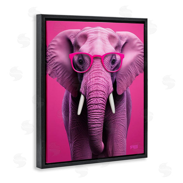 Stupell Industries RB | Vivid Pink Elephant Wall Art