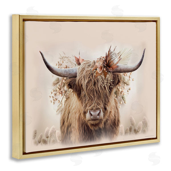 Stupell Industries Reinders | Peachy Pastel Cattle