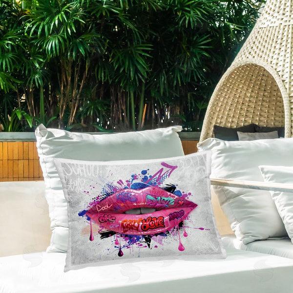Stupell Industries Reinders | Urban Graffiti Lips