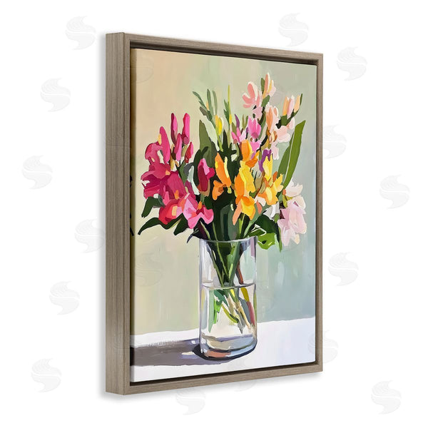 Stupell Industries Riley B | Bold Blooms Glass Vase