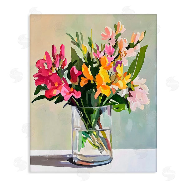 stupell industries Riley B | Bold Blooms Glass Vase