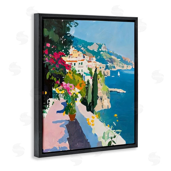 Stupell Industries Riley B | Coastal Italian Balcony