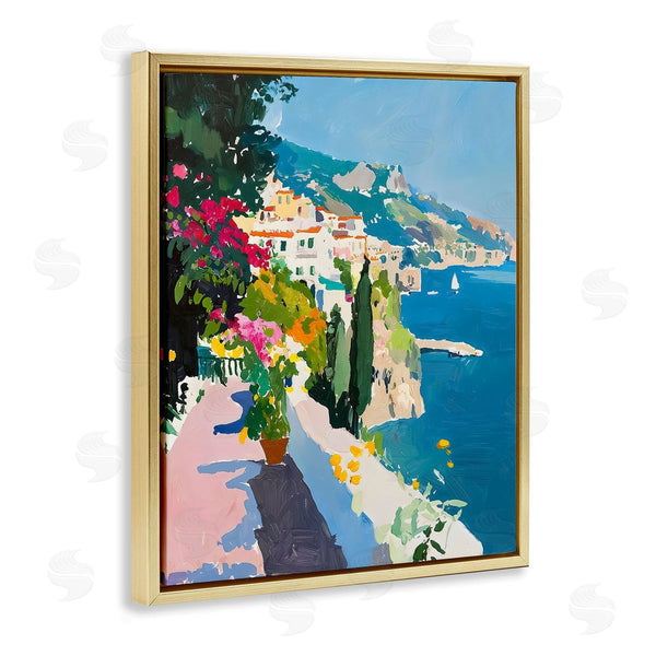 Stupell Industries Riley B | Coastal Italian Balcony