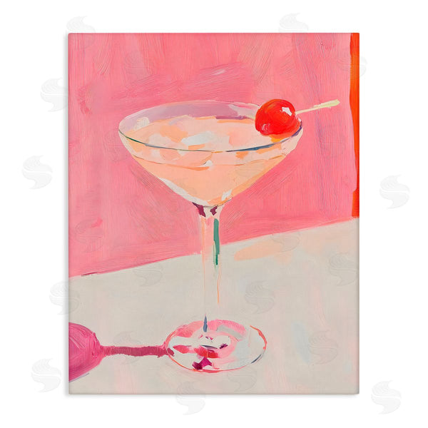 stupell industries Riley B | Pink Cherry Cocktail