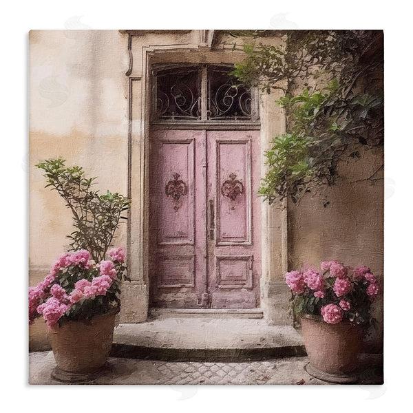stupell industries Riley B | Pink Floral Doorway