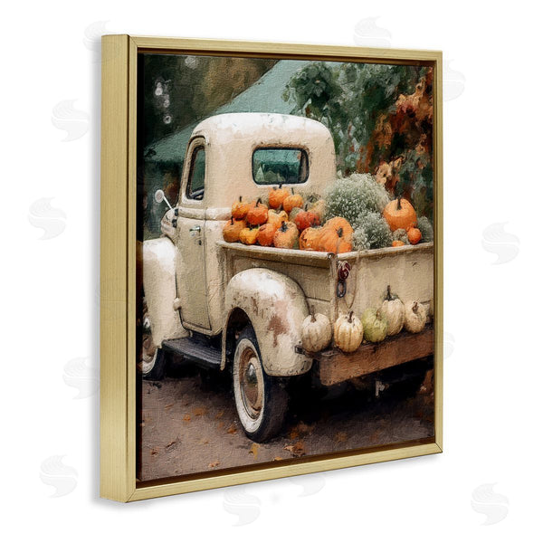 Stupell Industries Riley B | Pumpkin & Gourd Truck