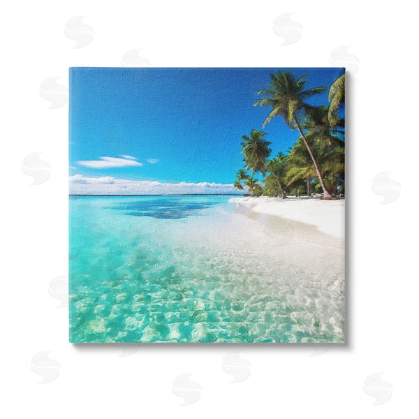 stupell industries Riley B | Tropical Beach View