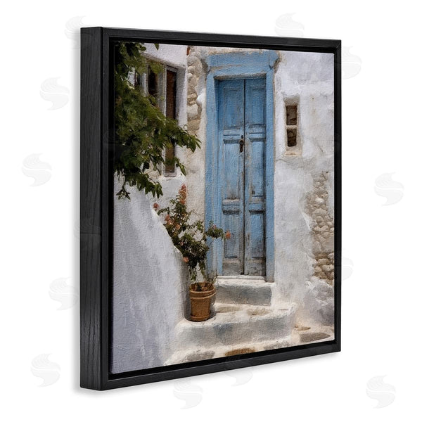 Stupell Industries RileyB | Blue Greek Door Wall Art