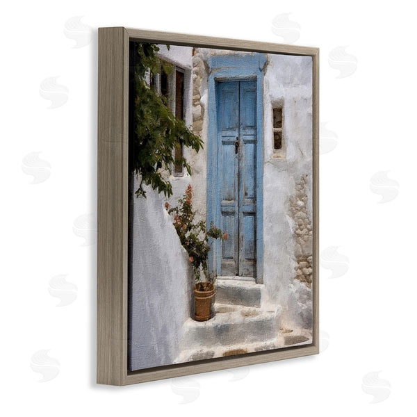 Stupell Industries RileyB | Blue Greek Door Wall Art