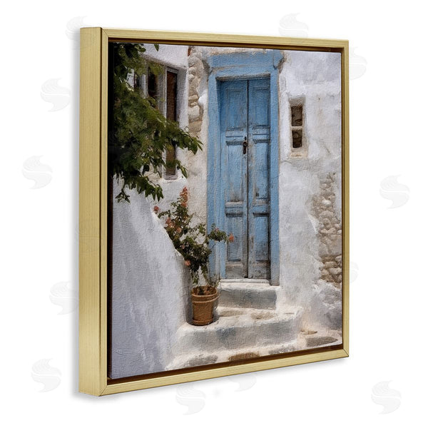 Stupell Industries RileyB | Blue Greek Door Wall Art
