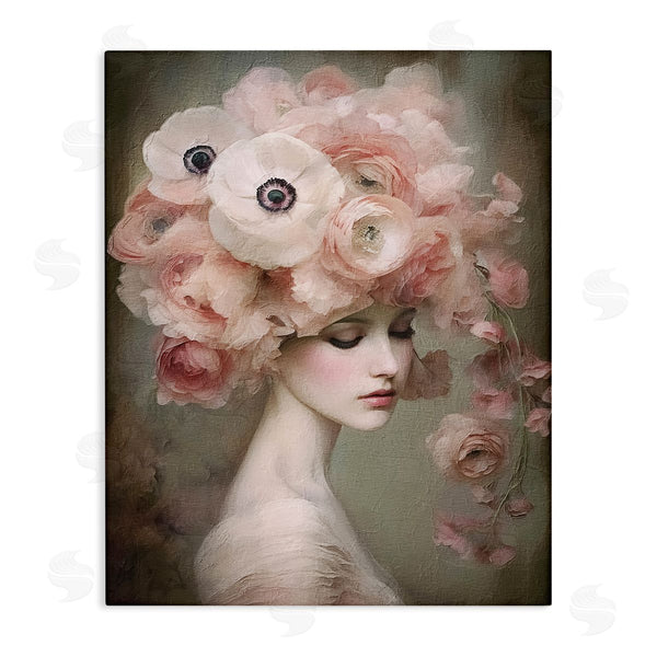 stupell industries RileyB | Woman and Blush Florals